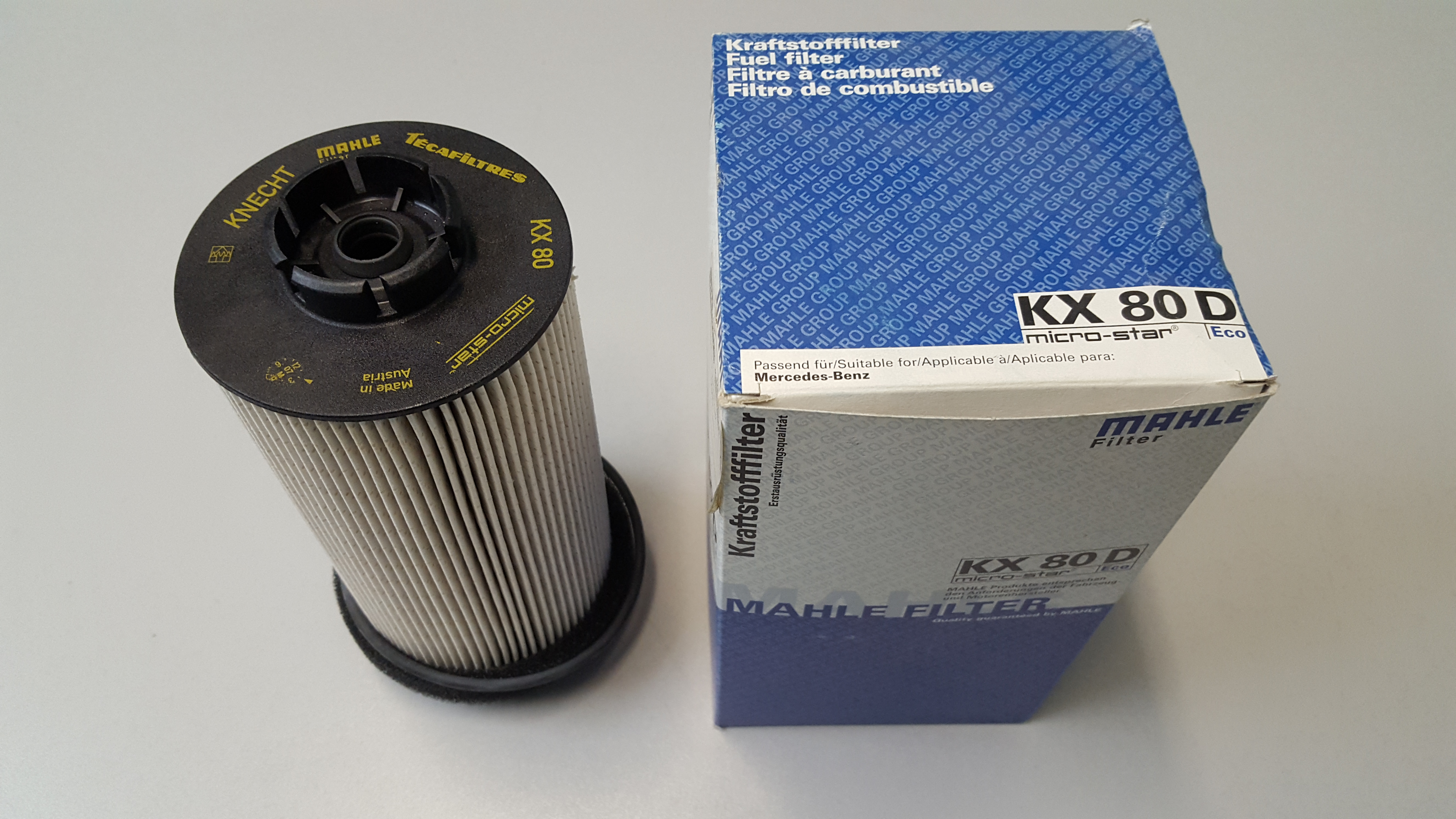 Фильтр топливный Actros  MAHLE ORIGINAL KX 80 D